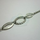 Antique Silver Small Cable w/Large Links Chain